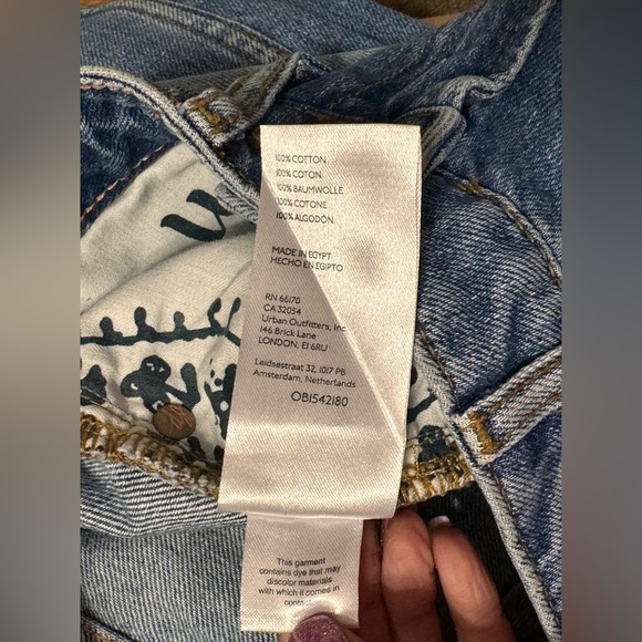 Free People Pacifica Medium Wash High-Rise Straight-Leg Jeans - Picture 9 of 9